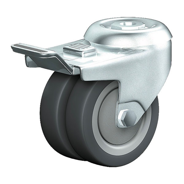 Swivel Castor With Wheel Brake Institutional Series 320R, Wheel G